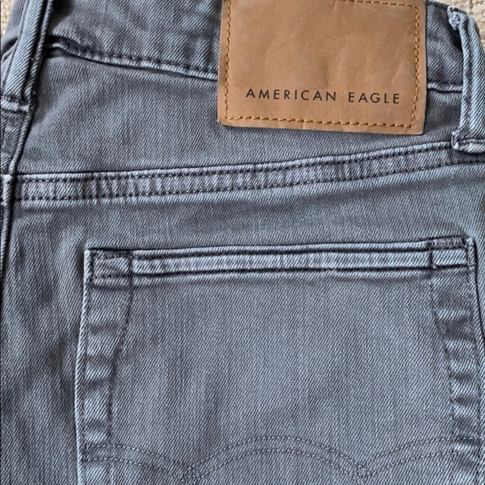 American Eagle slim gray men’s jeans